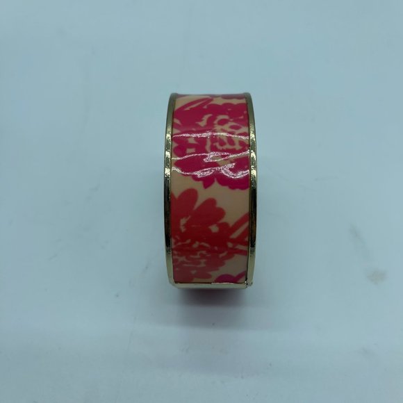 Unbranded Hinged Bracelet OS Pink Red Costume Jewelry - Picture 2 of 9
